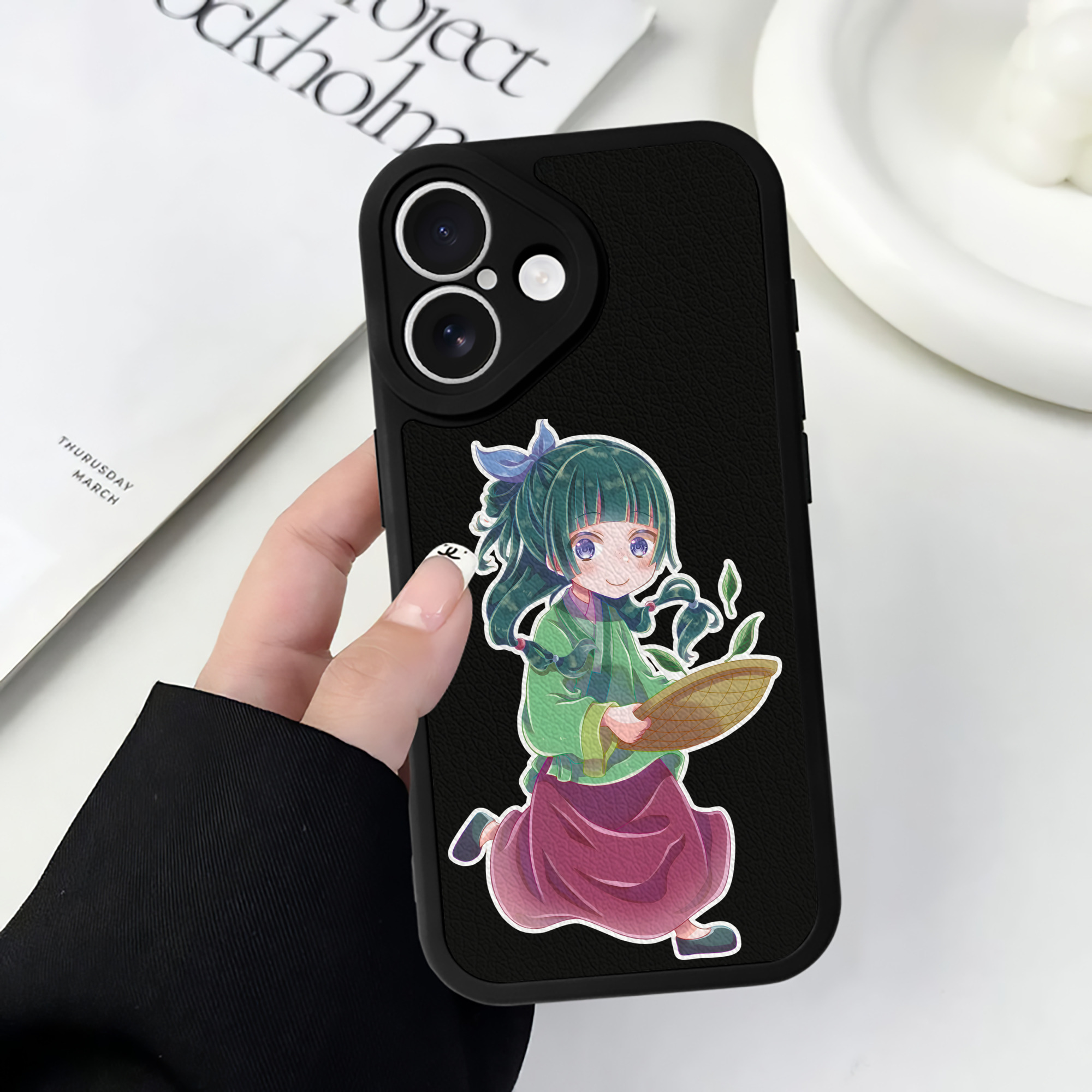薬屋のひとりごと The Apothecary Diaries 【iPhone 16シリーズ対応】シリコンスマホケース（レザー調） 材質：シリコン